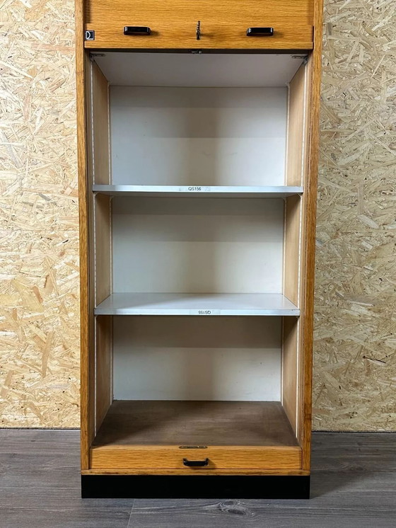 Image 1 of 50s 60s roller shutter cabinet Office cabinet Filing cabinet Mid - Century Dobergo