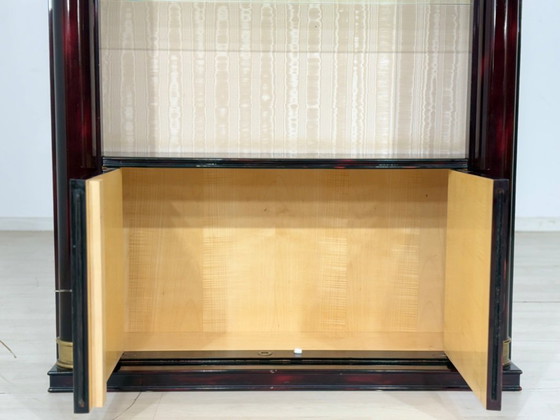 Image 1 of Art Deco Vitrine Vitrinenschrank Barschrank Geschirrschrank Wohnzimmerschrank Italian Design