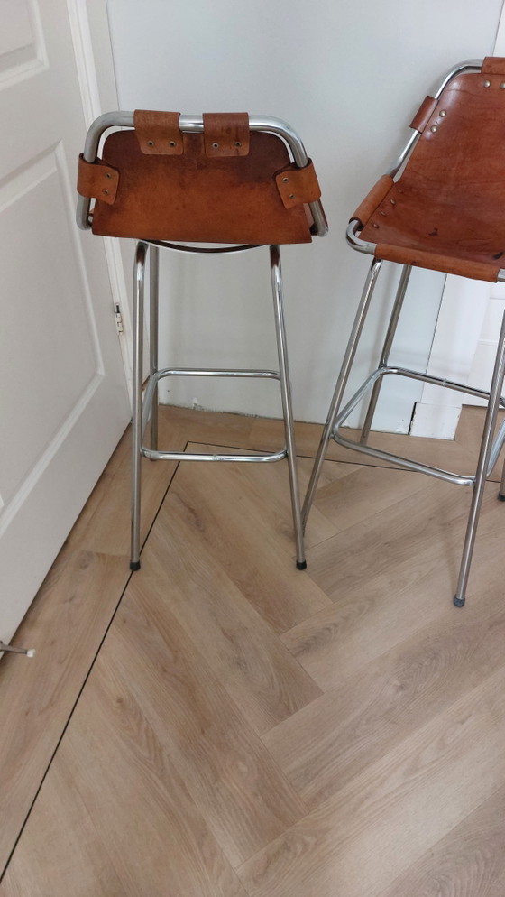 Image 1 of 2x vintage Cassina barkruk Les Arcs