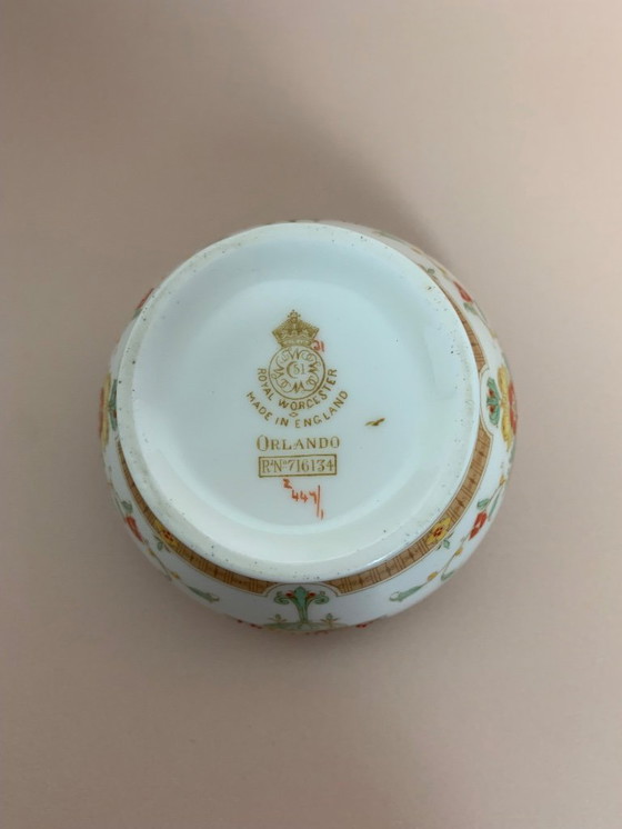 Image 1 of Royal Worcester - Orlando - Theekopjesset - Porselein