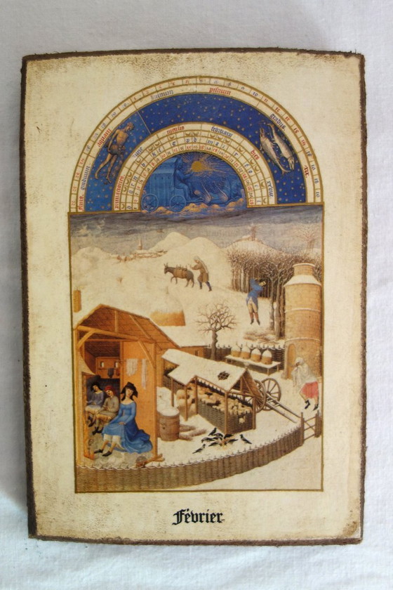 Image 1 of Curiosity: 12 calendar paintings from the Très Riches Heures of the Duc de Berry