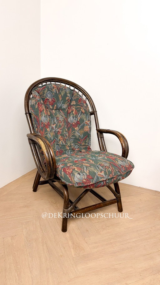 Vintage Rattan Chair Armchair – fauteuils, Bamboo
