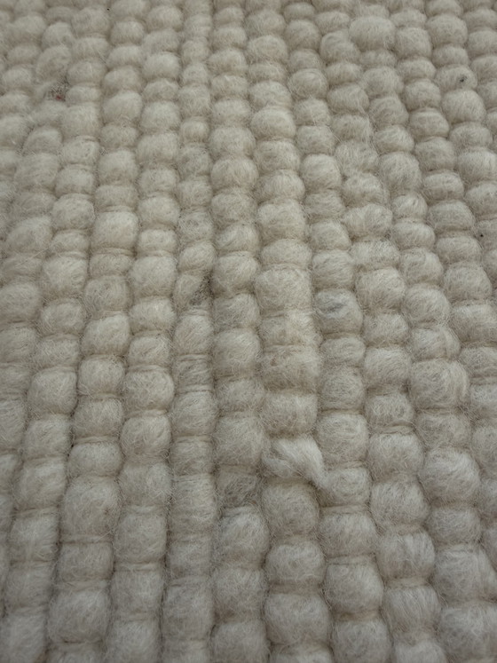 Image 1 of Tapis Classic Collection 100 % laine mérinos blanc 250 x 350 cm