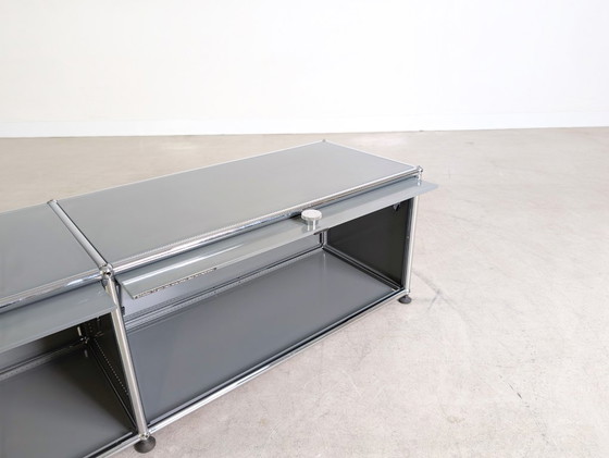 Image 1 of USM Haller Sideboard Fritz Haller 1x2 medium grey Design TV Board