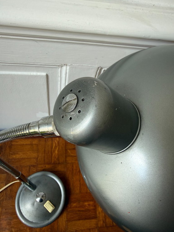 Image 1 of Lampe d'atelier en métal industrielle - Style Karl Lang, années 50/60