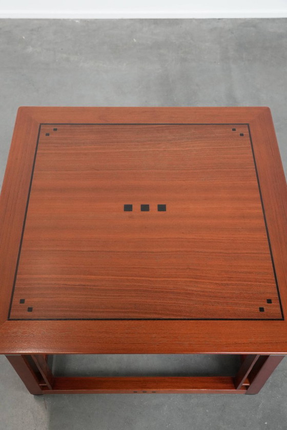 Image 1 of Square Art Deco Schuitema design side/coffee table from the Decoforma series
