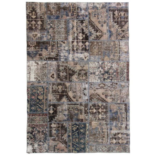 Persian rug patchwork carpet 150x220