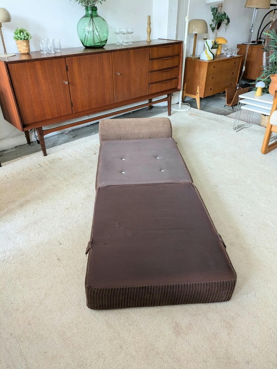 Poltrona letto vintage Ikea, velluto a coste marrone – Poltrone (photo 6 of 6)