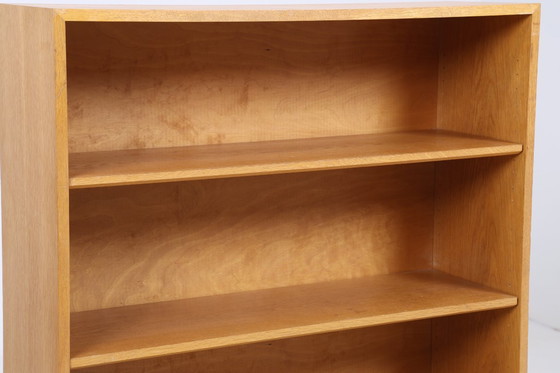 Image 1 of Libreria vintage degli anni '60 | Scaffale di metà secolo in quercia | Scaffale retrò in legno #05-49