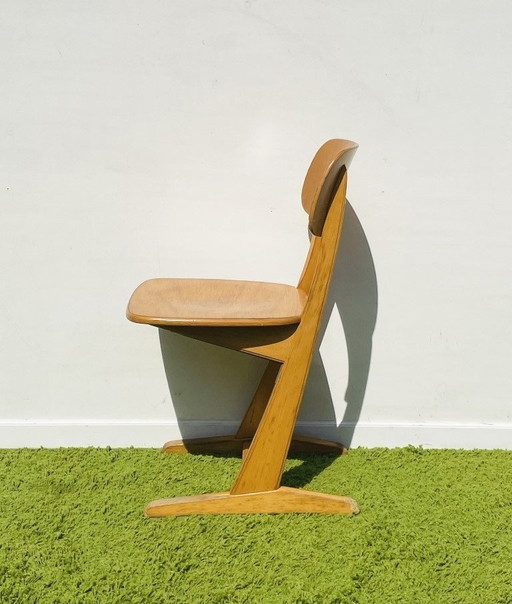 Casala schoolstoel ~ Vintage 60s ~ Stoel