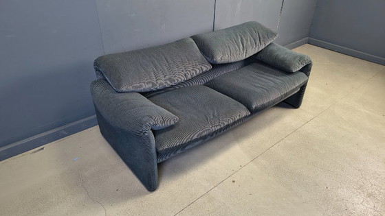 Image 1 of Maralunga sofa by Vico Magistretti for Cassina, 1970s
