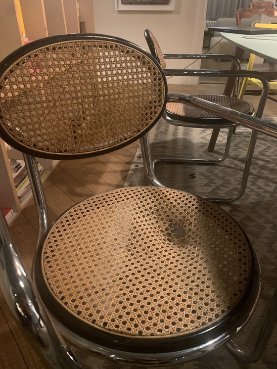 Image 1 of 2 rattan dining chairs