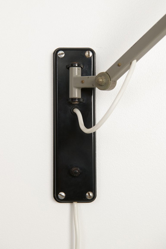 Lámpara de pared 'Panamá' - Wim Rietveld para Gispen – Apliques, Metal, Polyester (photo 15 of 17)