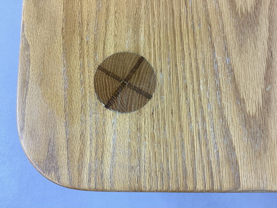 Image 1 of Brutalist seventies oak coffee table Chapo Perriander style