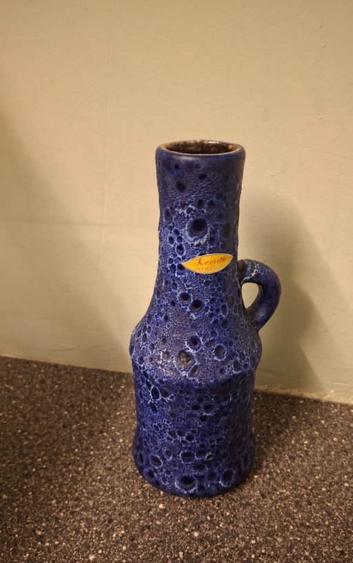 Kreutz keramik vaas fat lava west germany 