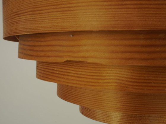 Image 1 of Lampada a sospensione in legno stile Hans Agne Jackobsson design vintage anni '60