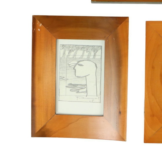 Image 1 of Set van 5 Schetsen Kunst Roger Vansevenant (1922-2013)