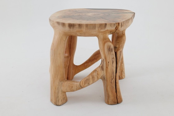 Image 1 of Sculptural Coffee Table, Solid Wood, Contemporary Design, Handmade, Logniture