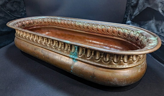Vaso in rame martellato, Napoleone III (Bonnafous de Durfort), XIX secolo – Oggetti decorativi, Brass, Copper (photo 2 of 13)