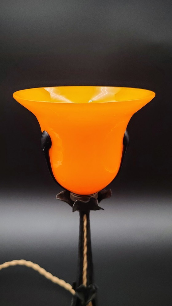 Image 1 of Lampe tulipe Art nouveau Loetz - Powolny