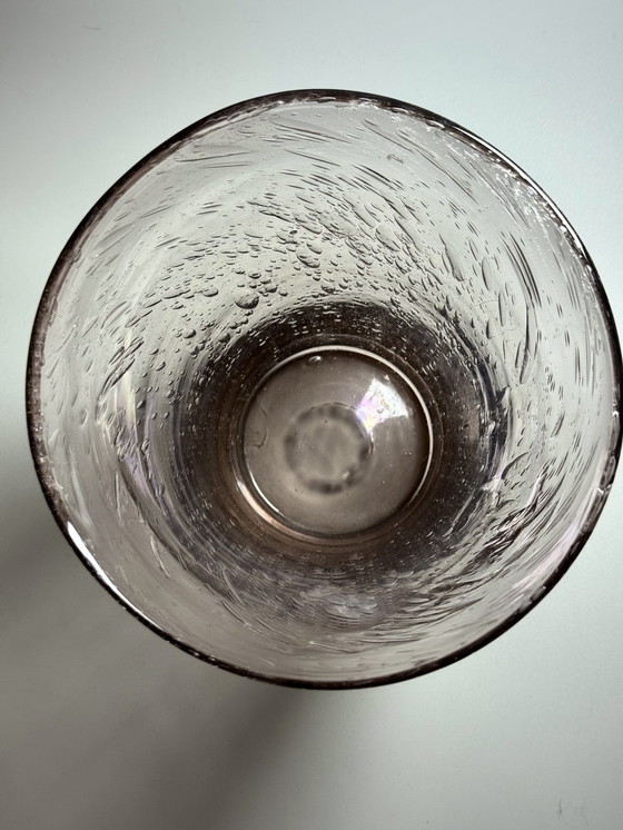 Image 1 of La Verrerie de Biot (France) - Large Hand-Blown Decorative Vase