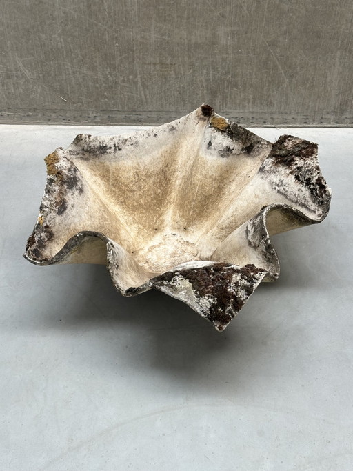 Willy Guhl Macetero grande 'Pañuelo' de Eternit – plantenbak, Other, Vintage (photo 2 of 6)