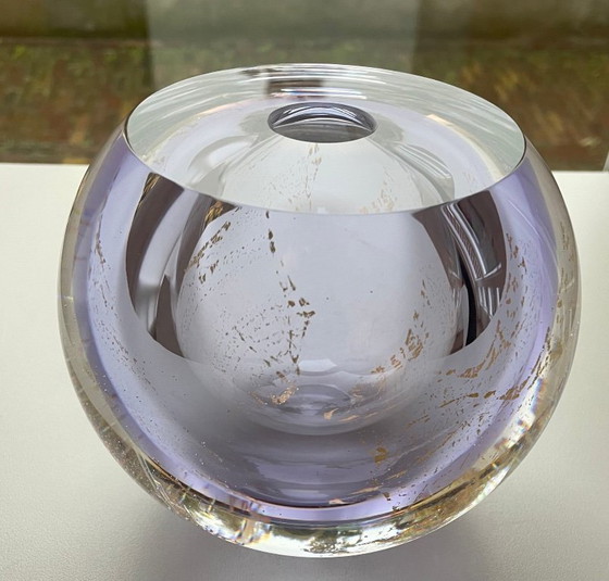 Image 1 of Unique glass object "ALEXANDRITE" by George Broft