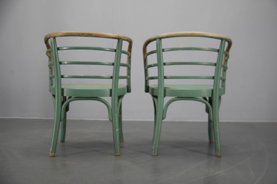 Image 1 of Raro juego de dos sillones Bauhaus B 246 de Josef Frank para Thonet, años 30