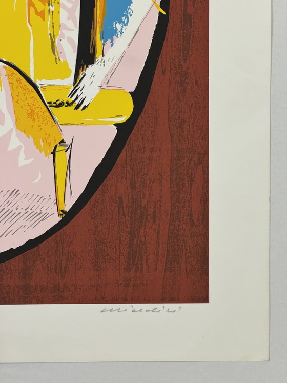 Remo Brindisi Screen Print 50x70cm, Informal, Contemporary, Modern – Lithographs & prints, Paper (photo 3 of 7)