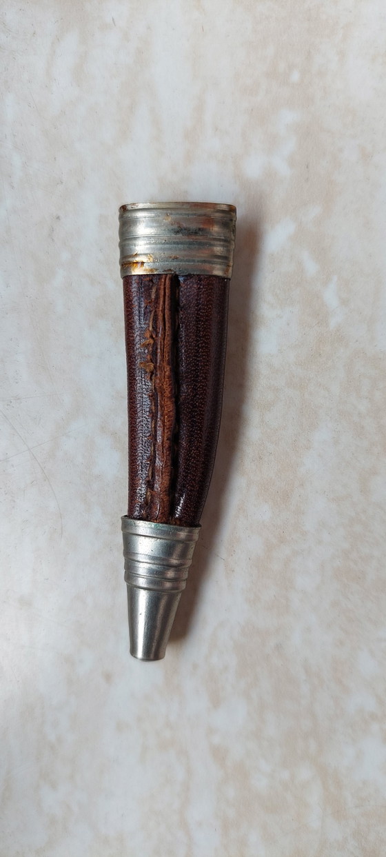 Image 1 of Coltello da caccia vintage Rehwappen Solingen con manico in zampa di cervo