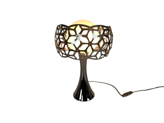 Image 1 of Eglo - Oxana model - table lamp - chrome - frosted glass - 90s