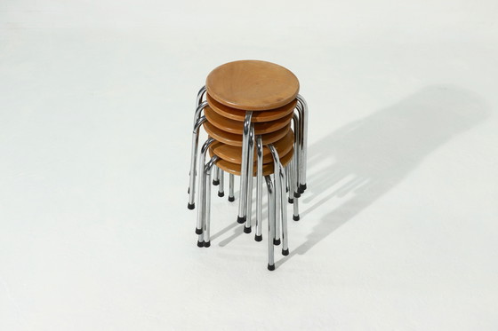Image 1 of Sgabello industriale design olandese anni '60