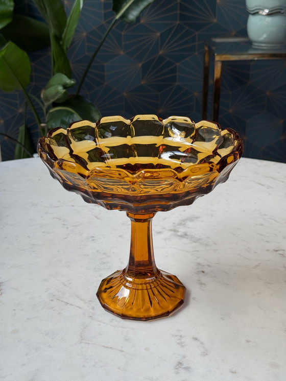 Image 1 of Ankerglas Bernsdorf - Ciotola - Donna - Vetro ambrato - Art Déco