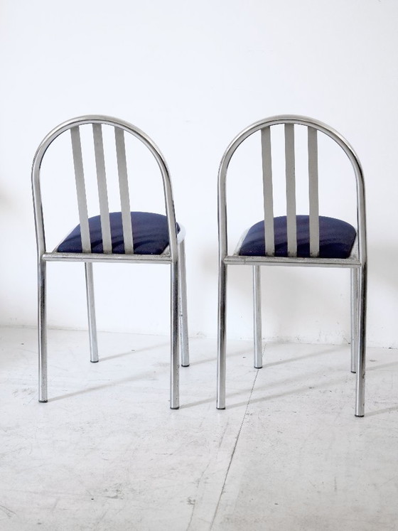 Chaises Robert Mallet Stevens La Paire – Chaises de salle à manger, Textile (photo 4 of 17)