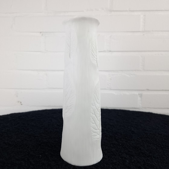 Image 1 of Vintage Tirschenreuth Bavaria Germany vase white porcelain 1970s
