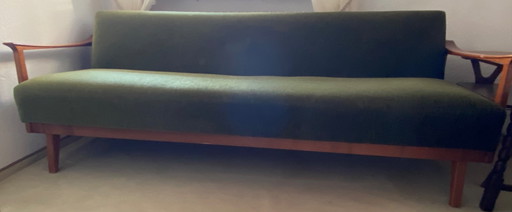 Sofa Daybed Liege klappbar Mid Century