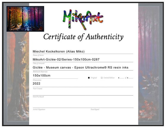 Image 1 of MikoArt-Giclée-02/Series-150x100cm-0287