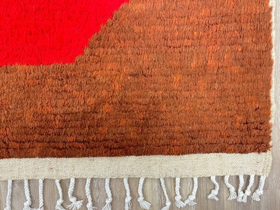 Image 1 of Alfombra bereber de Ouarain, hecha de lana - 261 cm x 159 cm