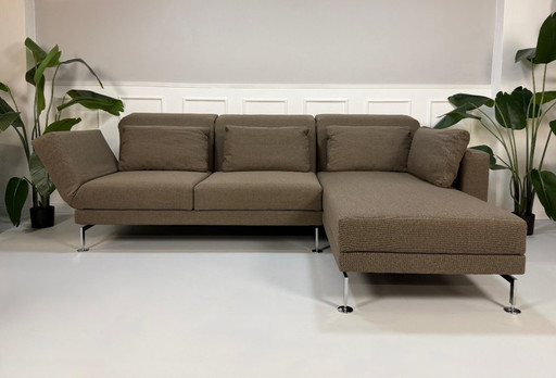 Brühl Moule Ecksofa Stoff Sofa Braun Ausstellungsstück