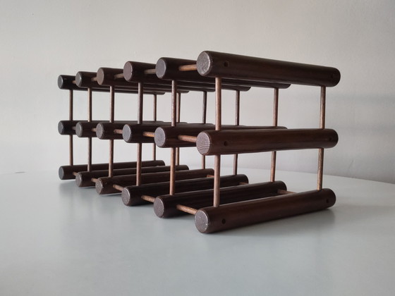 Portabottiglie Vintage Richard Nissen Langaa Denmark – Wood (photo 4 of 13)