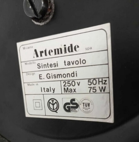 Image 1 of Artemide Sintesi Table Lamp 1979