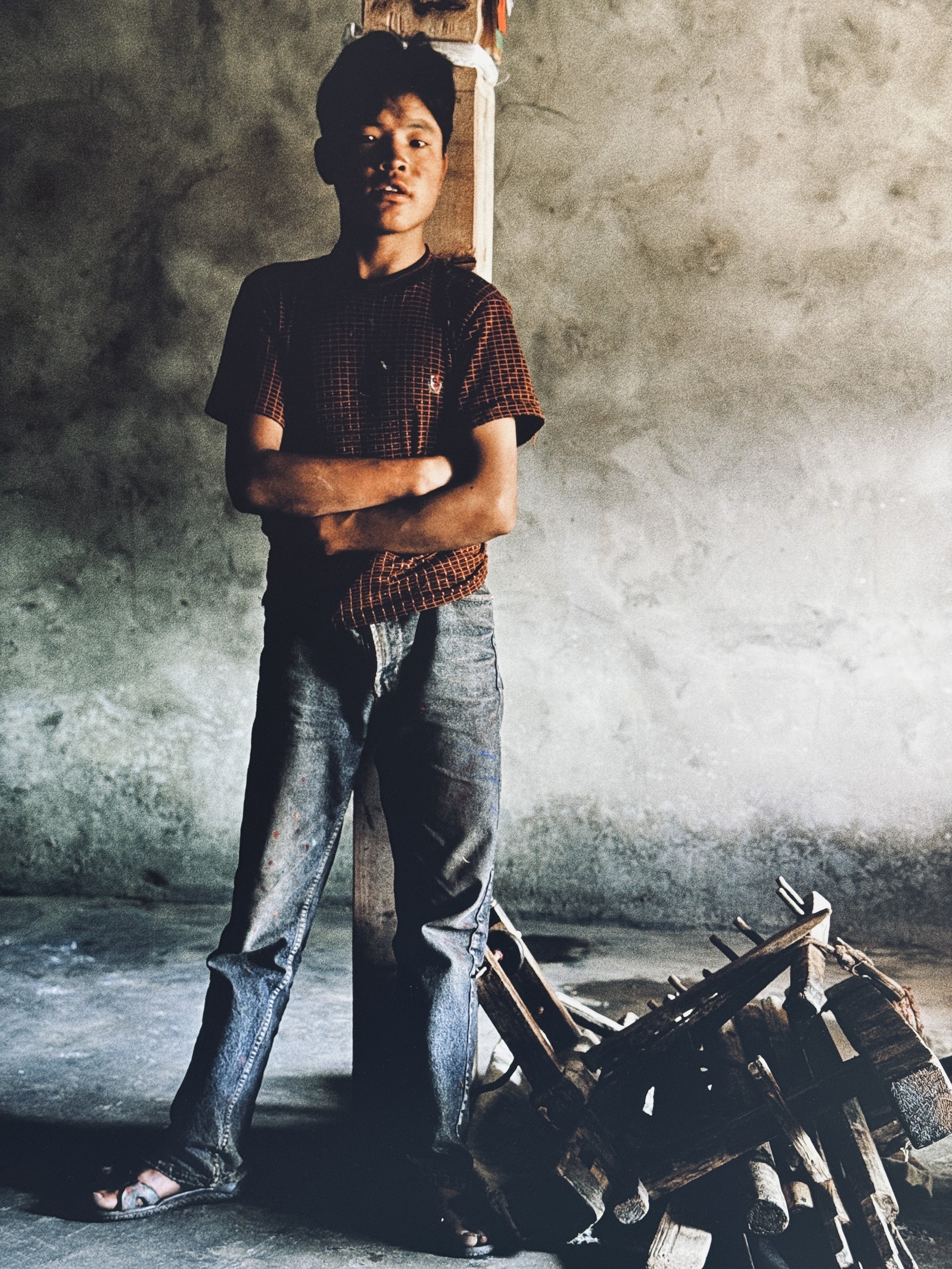 Wang Gang ( 1969 ) single photo 100cm x 100cm on panel Europalia