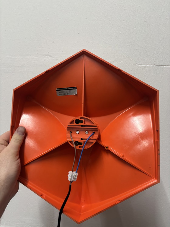 Image 1 of Vintage space age wall lamp, ceiling lamp Hoffmeister Leuchten