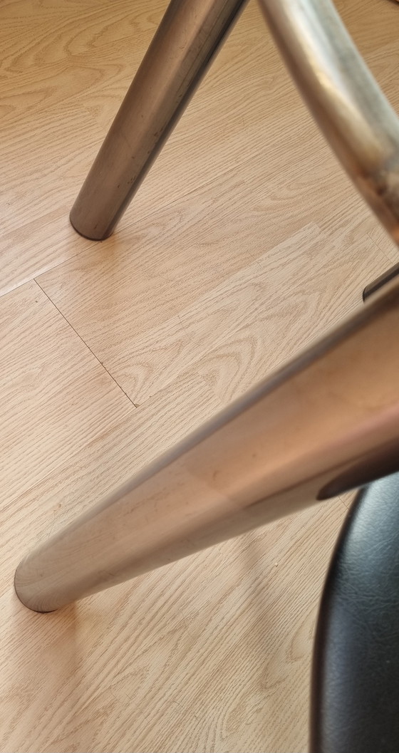 Image 1 of Table à manger en verre postmoderne et chaises design