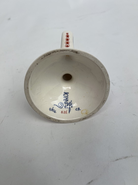 Image 1 of Chandelier en porcelaine de Delft avec anneau