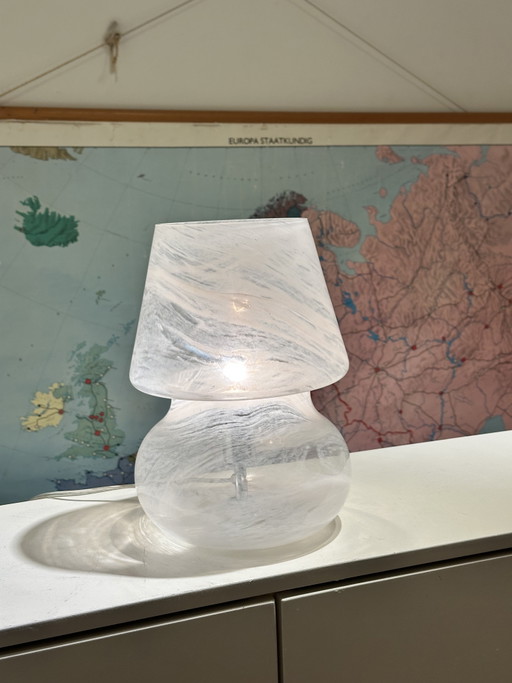 Vintage Swirl Mushroom lamp