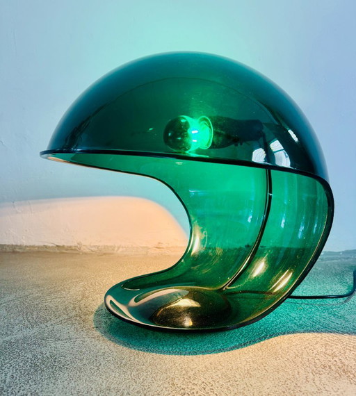 Foglia Model 643 Translucent Table Lamp by Elio Martinelli for Martinelli Luce, Italy 1969 – tafellampen, Plastic
