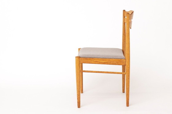 Image 1 of 1 of 3 Vintage Beechwood Chair, 1970s, Germany, Upholstered, Set of 3 Available