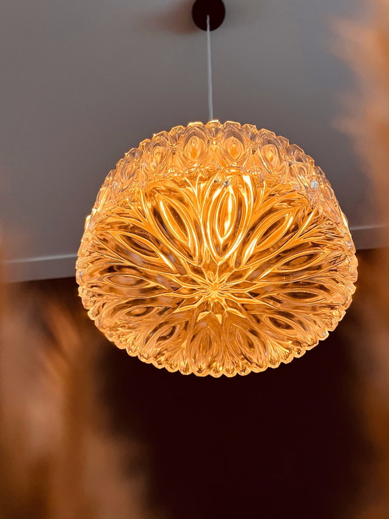 Image 1 of Tough Large 50's Chrome Space Age Pendant Lamp