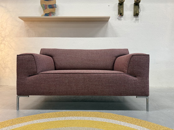 Image 1 of Diseño en Stock Bloq Sofá de dos plazas con tela Mercia